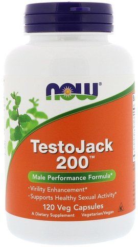 NOW Foods TESTO JACK 200 EXTRA STR 120 VCAPS тестостеронового комплекс 523326 фото