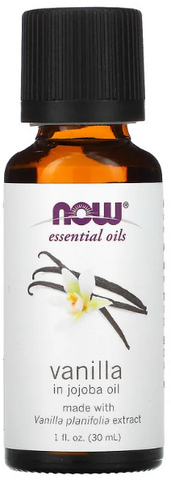 Now Foods Essential Oils Vanilla Jojoba Oil Ефірна олія ванілі та жожоба 30 ml 1159210 фото