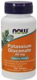 Now Foods Potassium Gluconate, 99 mg, 100 Tablets 685559 фото