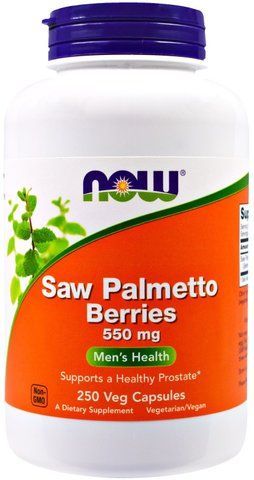 Now Foods Saw Palmetto Berries 550 mg 250 VCAPS З пальметто (ягоди сереноа) 523279 фото
