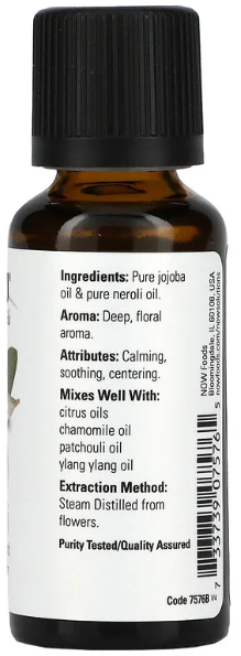 Now Foods Essential Oils Neroli Эфирное масло нероли 30 ml 1159214 фото