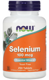 NOW Foods SELENIUM 100 mcg 250 TABS Селен 523281 фото