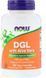 Now Foods DGL with Aloe Vera, 400 mg, 100 Veg Capsules (NF4654) 634730 фото 1