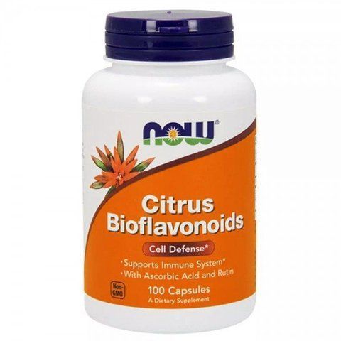 NOW Foods Citrus Bioflavonoids 700 mg Цитрусові біофлавоноїди 100 капсул 775439 фото