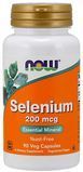 NOW Foods SELENIUM 200 mcg 90 VCAPS Селен 523283 фото