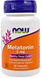 Now Foods Melatonin, 3 mg, 60 Capsules (NF3255) 634732 фото 1