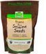 NOW Foods SESAME SEEDS HULLED ORG 1 LB Органічні сире насіння кунжуту 523284 фото 1