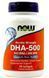 Now Foods DHA-500/EPA-250 двойная сила 90 softgels 416621 фото 1