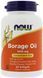NOW Foods Borage Oil 1000 mg 60 caps (Масло огуречника) 417130 фото 1