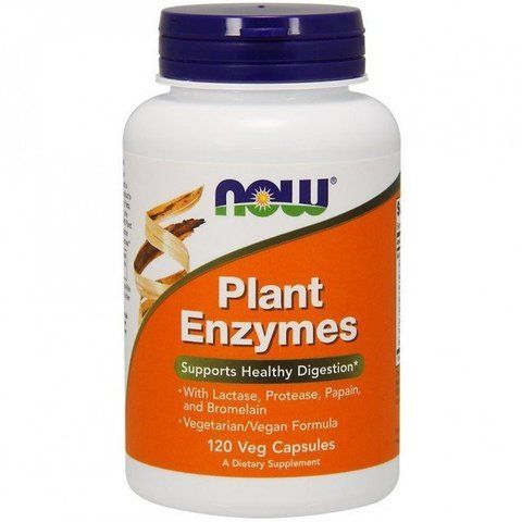 Now Foods Plant Enzymes, 120 Veg Capsules (NOW-02966) 685573 фото