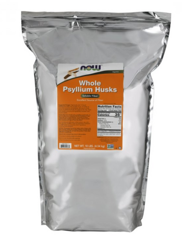 Now Foods Psyllium Husks Whole Лушпиння подорожника 4540 г 1301109 фото