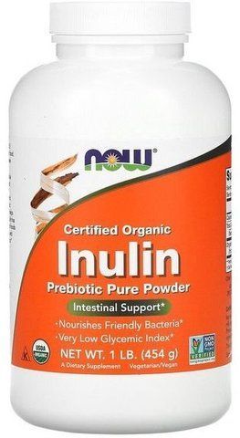 Now Foods Inulin Powder Organic Інулін 454 г 924195 фото