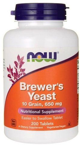 NOW Foods Brewer's Yeast 200 Tabs Пивні дріжджі 520708 фото