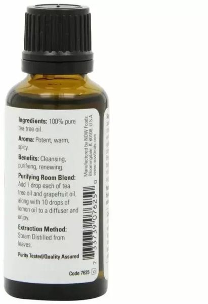 Now Foods Essential Oils Tea Tree Олія чайного дерева 30 ml 884261 фото
