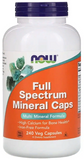 Now Foods Full Spectrum Mineral Caps Мультиминеральная формула 240 веганских капсул 799640 фото
