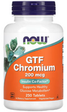 NOW Foods GTF Chromium 200 mcg 250 tabs Хром 520711 фото