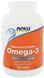 NOW Foods Omega-3 Molecularly Distilled Softgels 500 caps 414058 фото 1