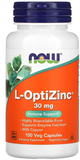 NOW Foods L-OptiZinc 30 mg 100 caps 416663 фото