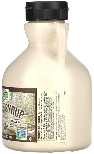 NOW Foods Maple Syrup 473 ml Кленовый сироп 473 мл 1372150 фото