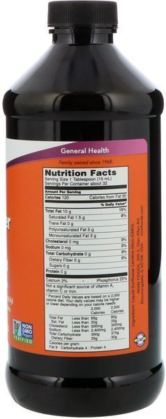 NOW Foods SUNFLOWER LIQUID LECITHIN 16 FL OZ Лецитин 523309 фото