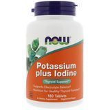 NOW Foods Potassium Plus Iodine Калий и йод 180 таблеток 775660 фото