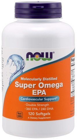 NOW Foods Super Omega EPA 1200 mg NOW-0360/240 120 SGELS Супер Омега EPA / DHA 523319 фото