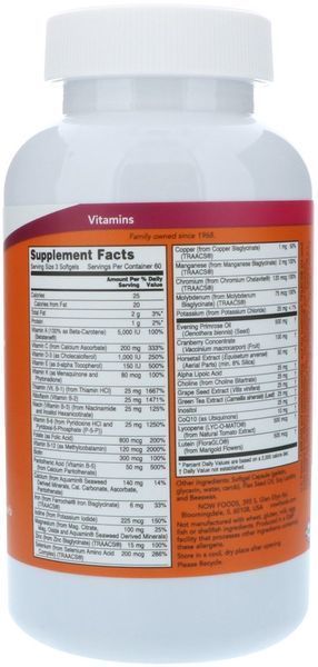 NOW Foods Eve Women's Multiple Vitamin 180 Softgels 416612 фото