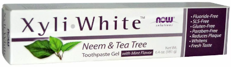 Now Foods Toothpaste Gel Solutions Зубна паста-гель з ним та чайним деревом 181 g 1159032 фото