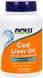 Now Foods Cod Liver Oil 1.000 mg Рыбий жир из печени трески 90 гелевых капсул 827413 фото 1