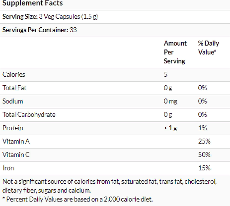 Now Foods Chlorella, 400 mg, 100 Veg Capsules (NOW-02628) 685386 фото