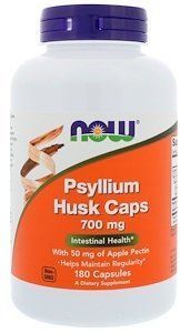 Now Foods Psyllium Husks Caps 700 mg 180 caps (Лушпиння насіння подорожника) 417999 фото