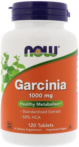 NOW Foods Garcinia 1000 mg 120 tabs 442323 фото