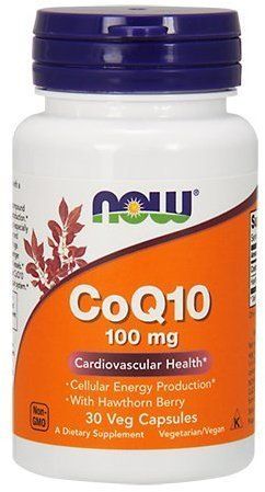 Now Foods CoQ10 100 mg Коензим Q10 30 веганських капсул 924192 фото