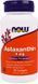 Now Foods Astaxanthin 4 mg, 90 Softgels (NF2305) 634647 фото 1