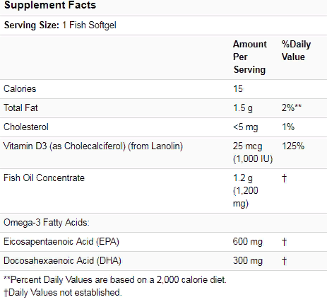 Now Foods Ultra Omega 3-D, 180 Fish Softgels (NOW-01664) 641236 фото