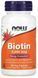 NOW Foods Biotin 5000 mcg 60 caps Біотин 418107 фото 1